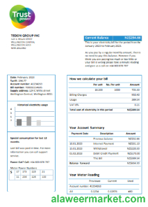Trustpower utility business bill SCR